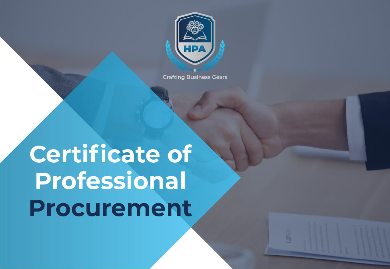 Professional Procurement Certification – HPA