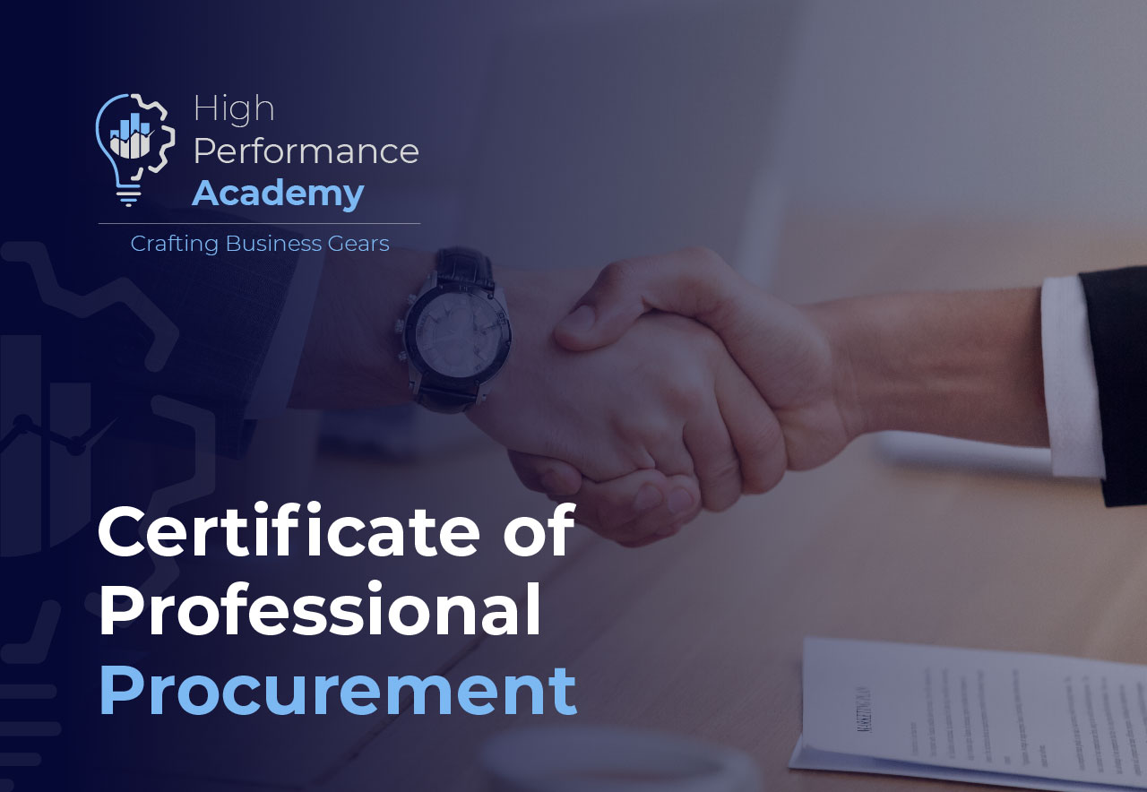 Supply Chain_Certificate of Professional Procurement Supply Chain_Certificate of Professional Procurement