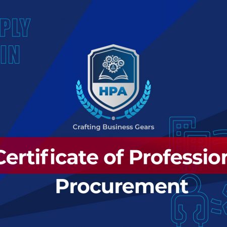 Certificate of Professional Procurement
